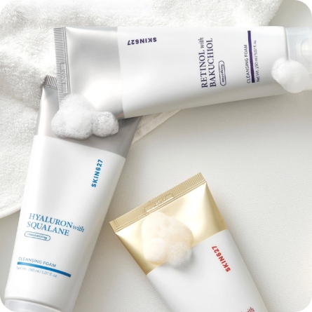 Espumas Limpiadoras al mejor precio: Espuma Limpiadora Reafirmante SKIN627 COLLAGEN with PEPTIDE Cleansing Foam de SKIN627 en Skin Thinks - Firmeza y Lifting 