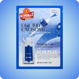Mascarillas Coreanas de Hoja al mejor precio: Mascarilla Antiedad 3W CLINIC LAB EGF 100 Exosome Mask de en Skin Thinks - Piel Seca