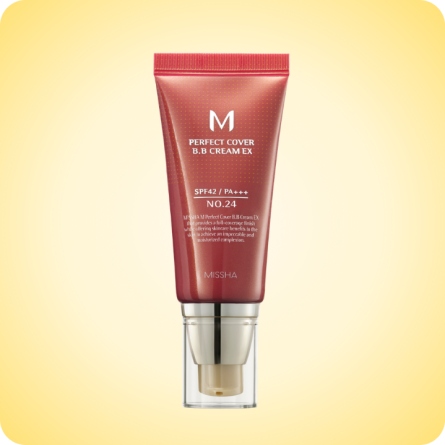BB cream Missha M Perfect Cover EX en tono nº24 Cool Natural Beige