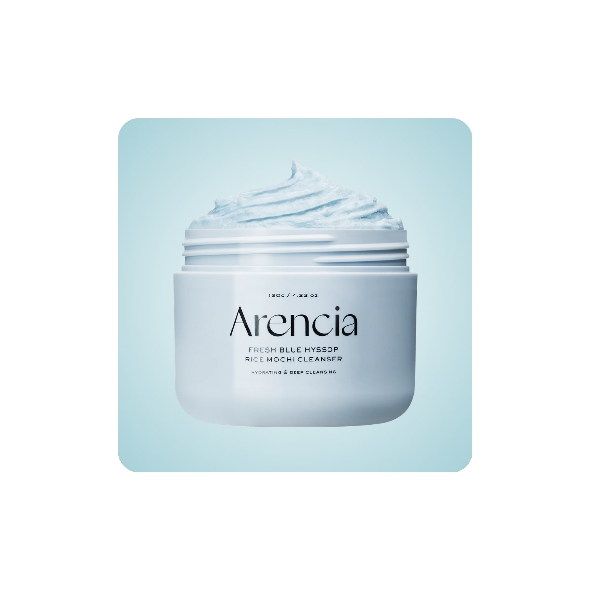 Espumas Limpiadoras al mejor precio: Limpiador Facial piel grasa, acné ARENCIA Fresh Blue Hyssop Rice Mochi Cleanser 120g de Arencia en Skin Thinks - Piel Sensible