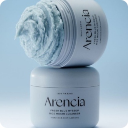 Espumas Limpiadoras al mejor precio: Limpiador Facial piel grasa, acné ARENCIA Fresh Blue Hyssop Rice Mochi Cleanser 120g de Arencia en Skin Thinks - Piel Sensible