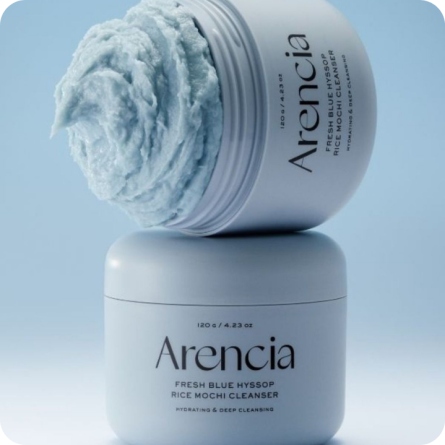 Espumas Limpiadoras al mejor precio: Limpiador Facial piel grasa, acné ARENCIA Fresh Blue Hyssop Rice Mochi Cleanser 120g de Arencia en Skin Thinks - Piel Sensible