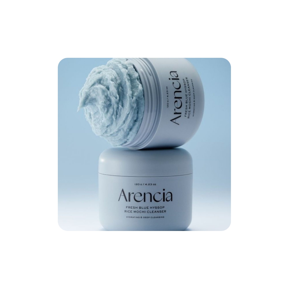 Espumas Limpiadoras al mejor precio: Limpiador Facial piel grasa, acné ARENCIA Fresh Blue Hyssop Rice Mochi Cleanser 120g de Arencia en Skin Thinks - Piel Sensible