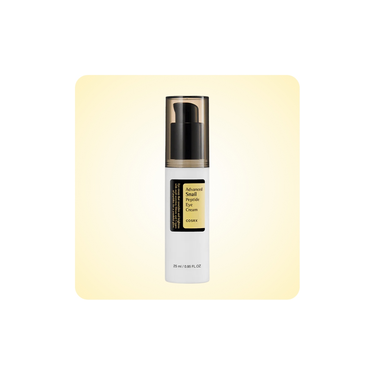 COSRX Advanced Snail Peptide Eye Cream Contorno de ojos con mucina y 5 péptidos