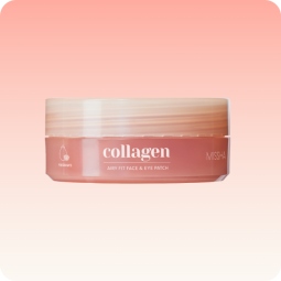 MISSHA Airy Fit Collagen Lifting Face & Eye Patch para mejorar la apariencia de firmeza y arrugas del contorno de ojos