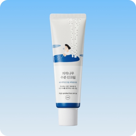 ROUND LAB Birch Juice Moisturizing Sunscreen formulado para proteger la piel frente a los rayos UVA y UVB