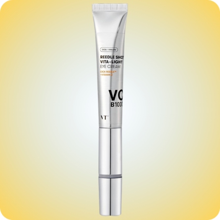 VT Cosmetics Reedle Shot Vita-Light Eye Cream, crema contorno de ojos coreana con aplicador vibratorio