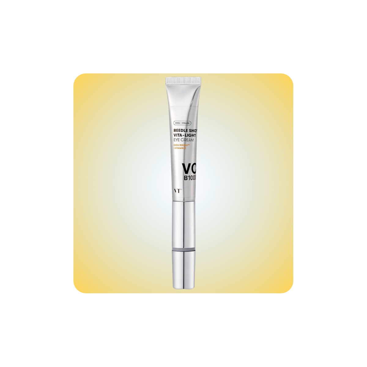 VT Cosmetics Reedle Shot Vita-Light Eye Cream, crema contorno de ojos coreana con aplicador vibratorio