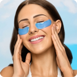 Contorno de Ojos Veganos al mejor precio: Parches para Bolsas Hidratantes BYS loud Skin Hydra Cool De-Puffing Eye Gels de BYS Cosmetics en Skin Thinks - Piel Sensible