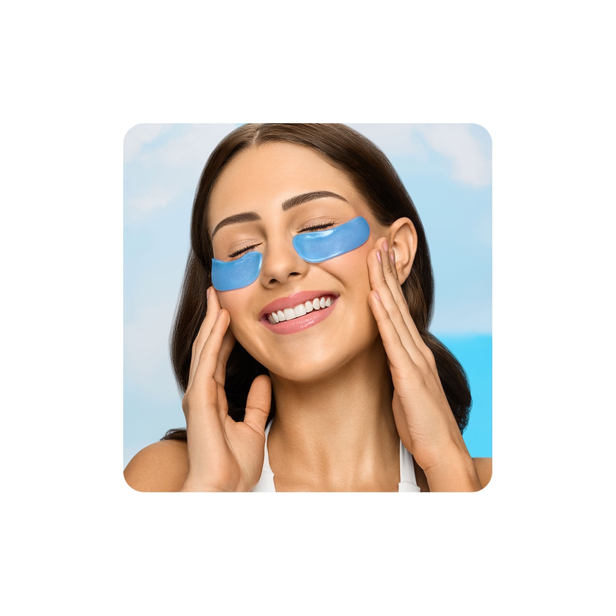 Contorno de Ojos Veganos al mejor precio: Parches para Bolsas Hidratantes BYS loud Skin Hydra Cool De-Puffing Eye Gels de BYS Cosmetics en Skin Thinks - Piel Sensible