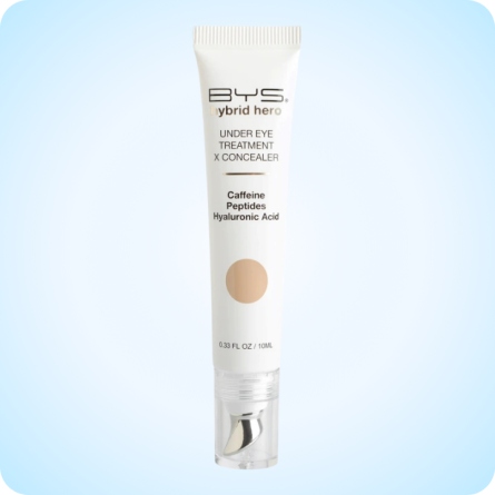 Maquillaje Vegano al mejor precio: BYS Hybrid Hero Corrector con péptidos para el Contorno de Ojos – Claro Neutro de BYS Cosmetics en Skin Thinks - Tratamiento Anti-Edad