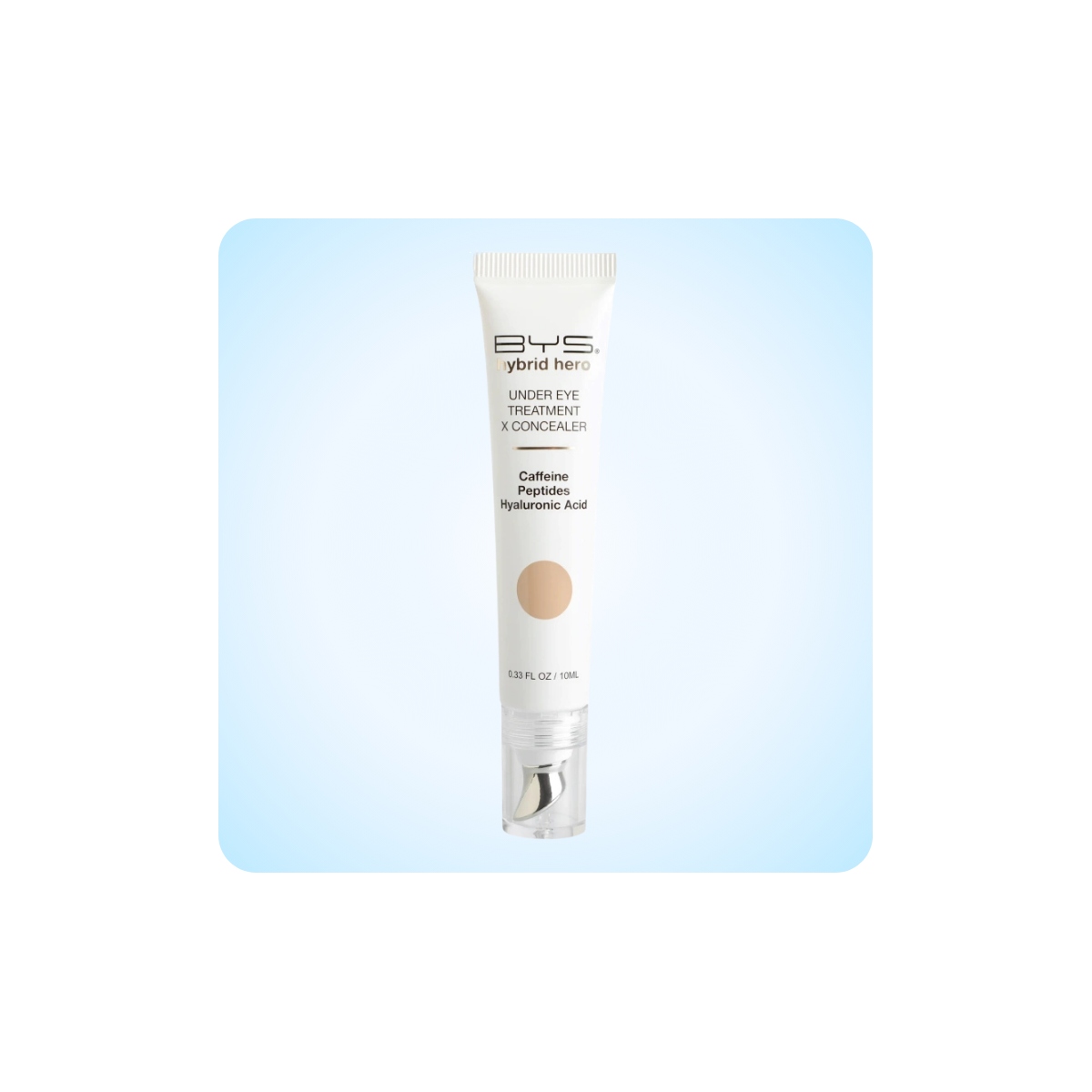 Maquillaje Vegano al mejor precio: BYS Hybrid Hero Corrector con péptidos para el Contorno de Ojos – Claro Neutro de BYS Cosmetics en Skin Thinks - Tratamiento Anti-Edad