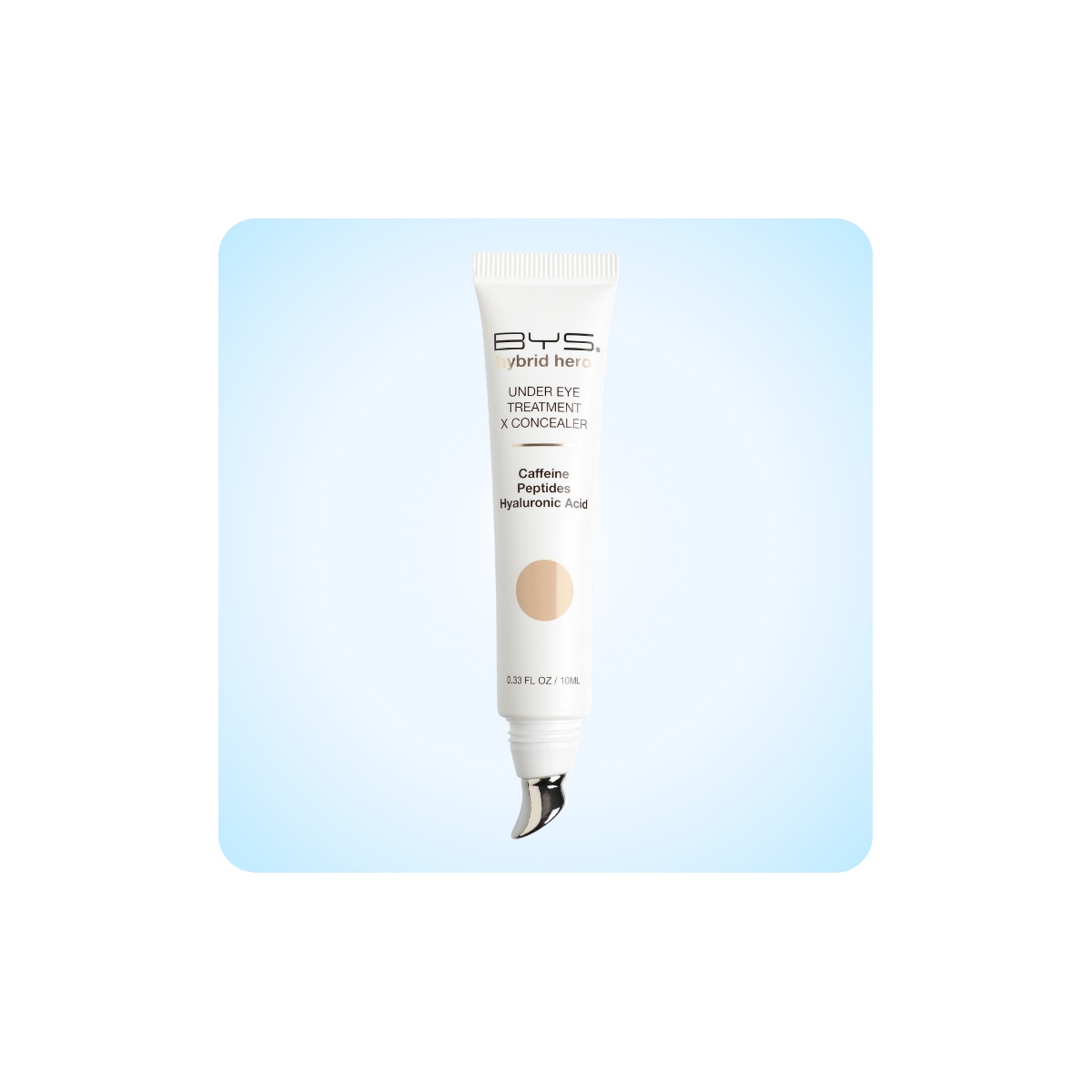 Maquillaje Vegano al mejor precio: BYS Hybrid Hero Corrector con péptidos para el Contorno de Ojos – Claro Neutro de BYS Cosmetics en Skin Thinks - Tratamiento Anti-Edad