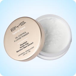 Maquillaje Vegano al mejor precio: BYS Hybrid Hero Oil Control + Loose Powder Universal Translucent de BYS Cosmetics en Skin Thinks - Piel Grasa