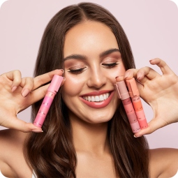 Maquillaje Vegano al mejor precio: 12 tonos para ojos labios y mejillas BYS 4-in-1 Multi-Colour Crayon Gift Set 3pc de BYS Cosmetics en Skin Thinks - 