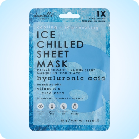 Mascarillas de velo al mejor precio: Mascarilla de Hoja Danielle Ice Chilled Sheet Mask, refrescante y antiedad de en Skin Thinks - Piel Seca