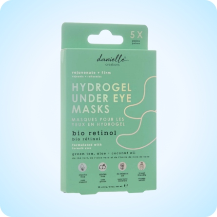 Contorno de Ojos Veganos al mejor precio: Parches Hidrogel para Contorno de Ojos con Bio Retinol Danielle, paquete de 5 pares de en Skin Thinks - Tratamiento Anti-Edad