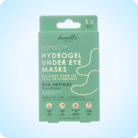 Contorno de Ojos Veganos al mejor precio: Parches Hidrogel para Contorno de Ojos con Bio Retinol Danielle, paquete de 5 pares de en Skin Thinks - Tratamiento Anti-Edad