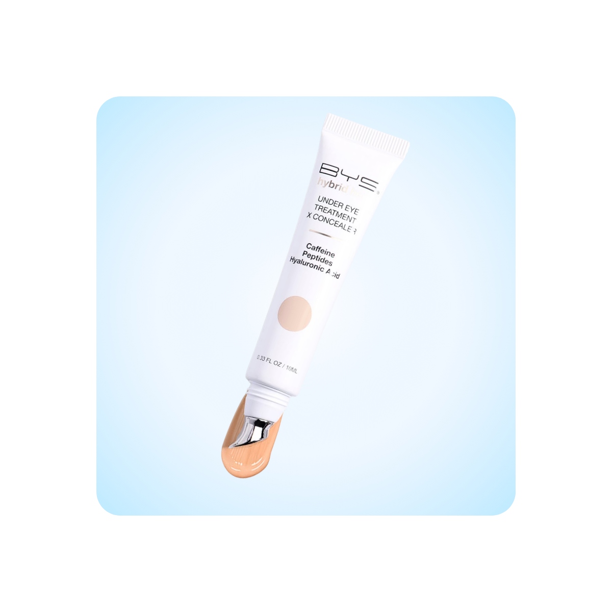 Maquillaje Vegano al mejor precio: BYS Hybrid Hero Corrector con péptidos para el Contorno de Ojos – Claro Neutro de BYS Cosmetics en Skin Thinks - Tratamiento Anti-Edad