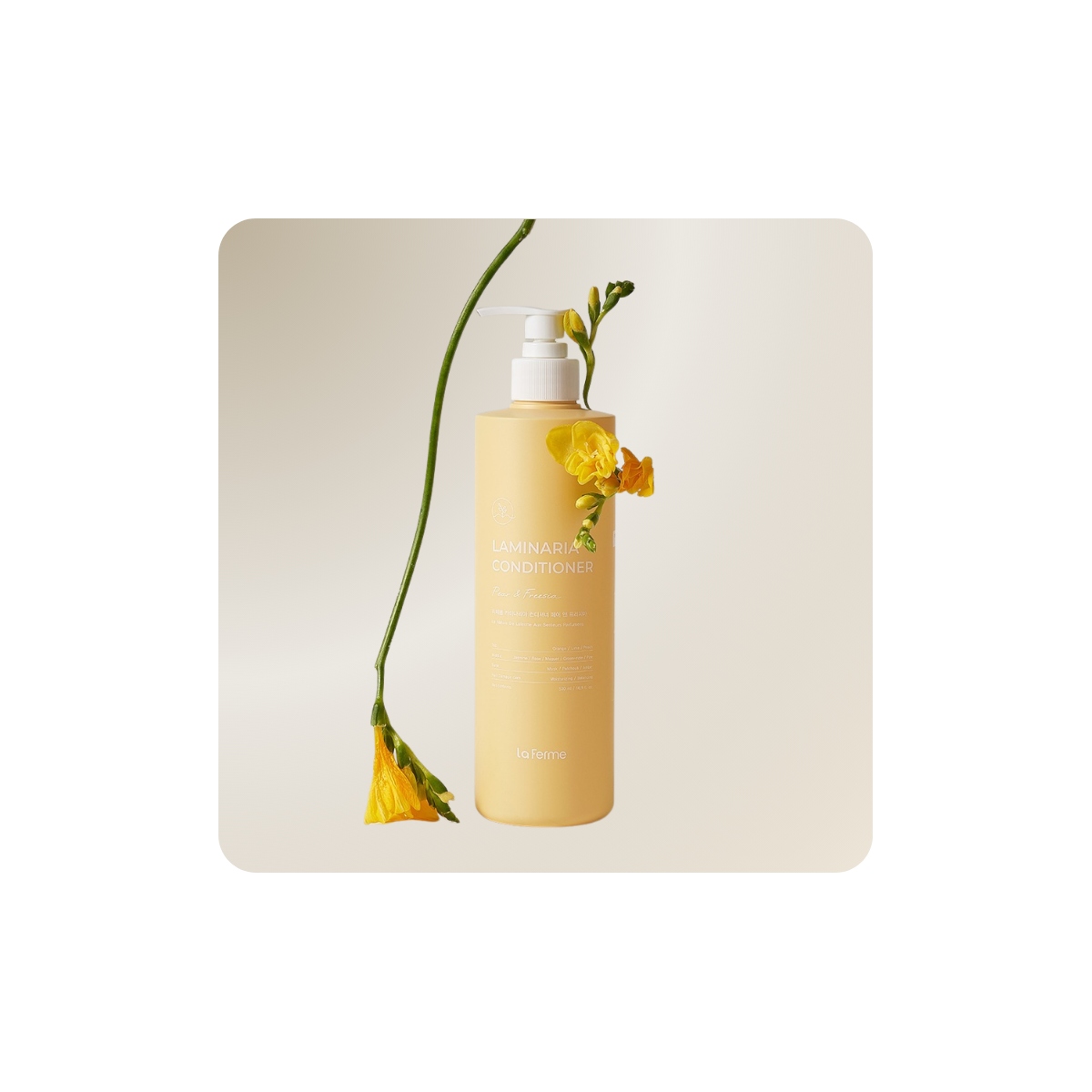 La Ferme Laminaria Pear & Freesia, cuidado capilar coreano para cabello dañado