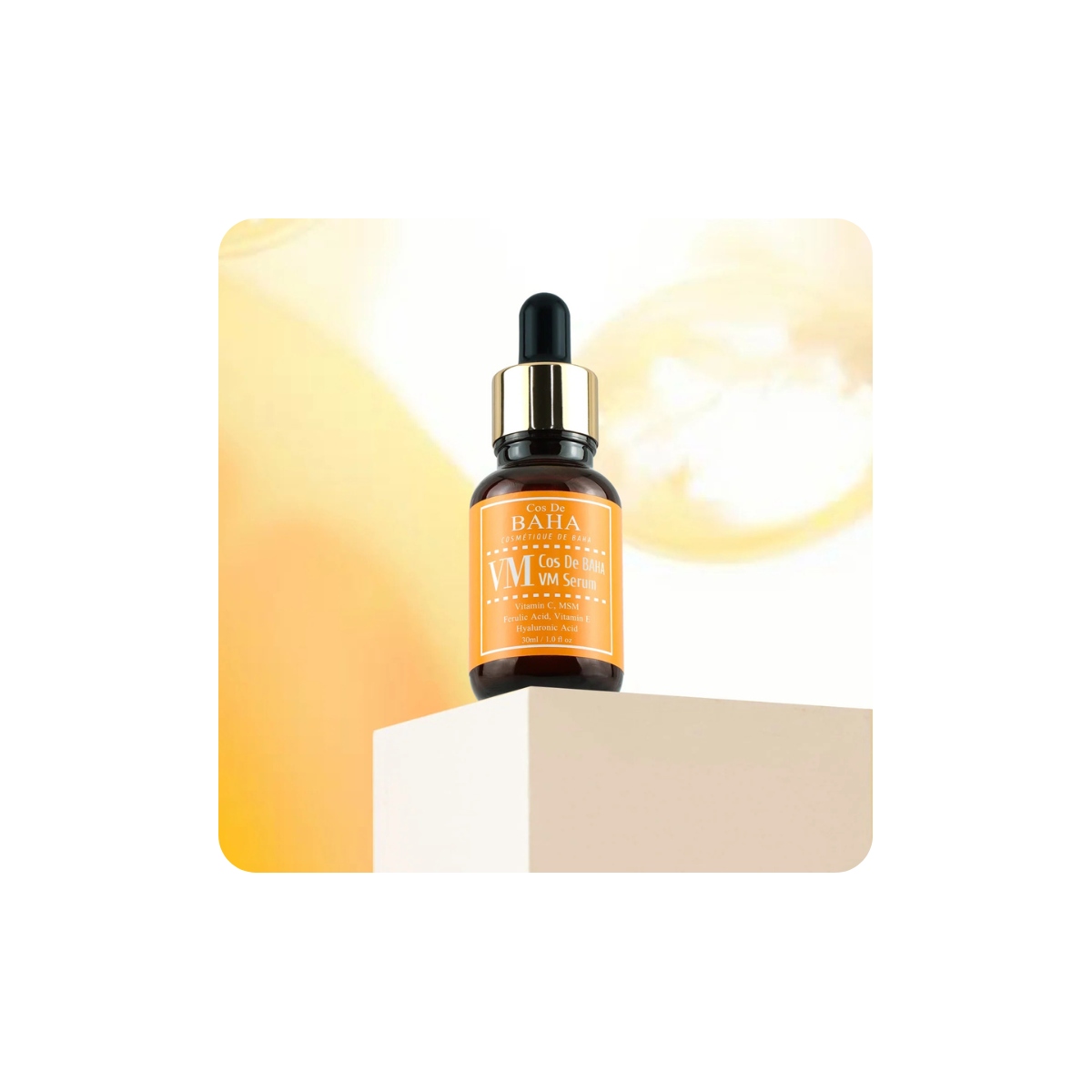 Serum y Ampoules al mejor precio: Serum con vitamina C, ferúlico y MSM Cos de BAHA VM Vitamin C Serum with MSM de Cos de BAHA en Skin Thinks - Piel Sensible