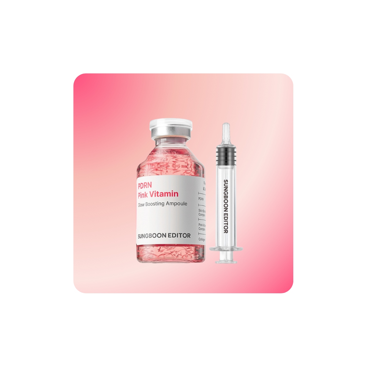 Serum y Ampoules al mejor precio: Serum Reafirmante Iluminador Sungboon Editor Pdrn Pink Vitamin Glow Boosting Ampoule de Sungboon Editor en Skin Thinks - Tratamiento Anti-Edad