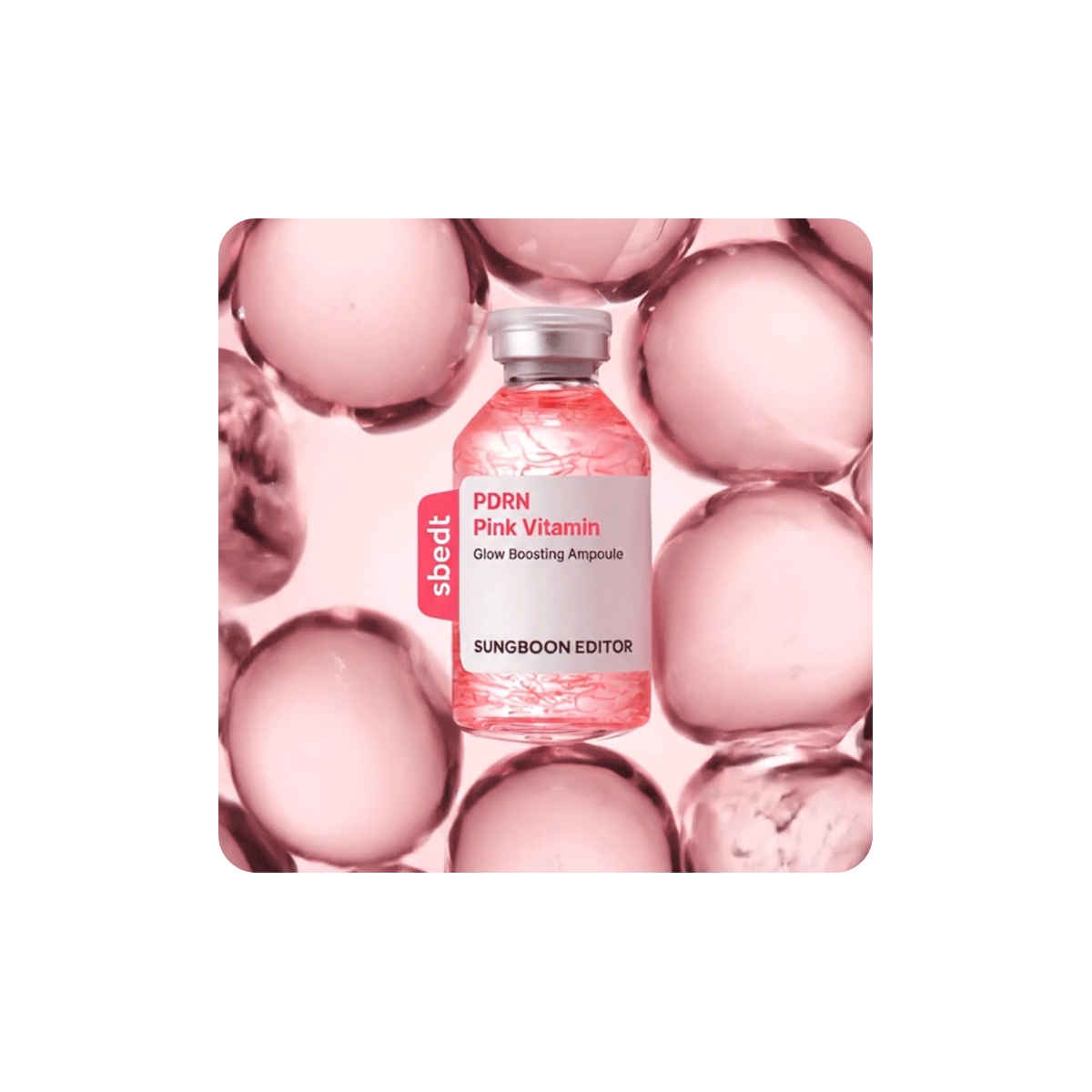 Serum y Ampoules al mejor precio: Serum Reafirmante Iluminador Sungboon Editor Pdrn Pink Vitamin Glow Boosting Ampoule de Sungboon Editor en Skin Thinks - Tratamiento Anti-Edad