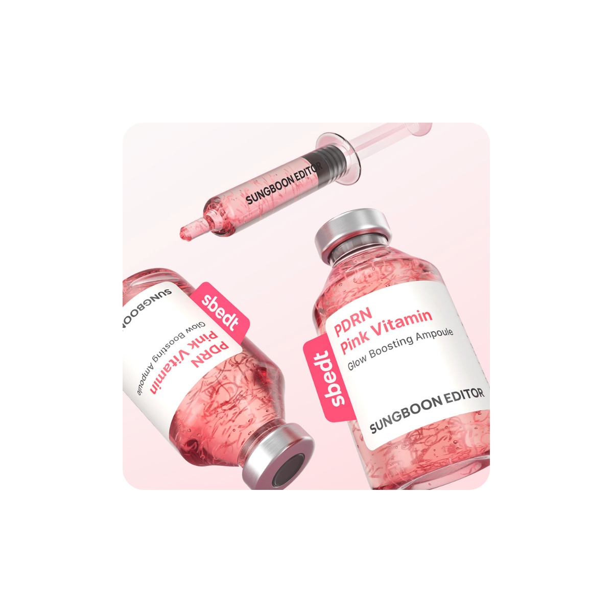 Serum y Ampoules al mejor precio: Serum Reafirmante Iluminador Sungboon Editor Pdrn Pink Vitamin Glow Boosting Ampoule de Sungboon Editor en Skin Thinks - Tratamiento Anti-Edad