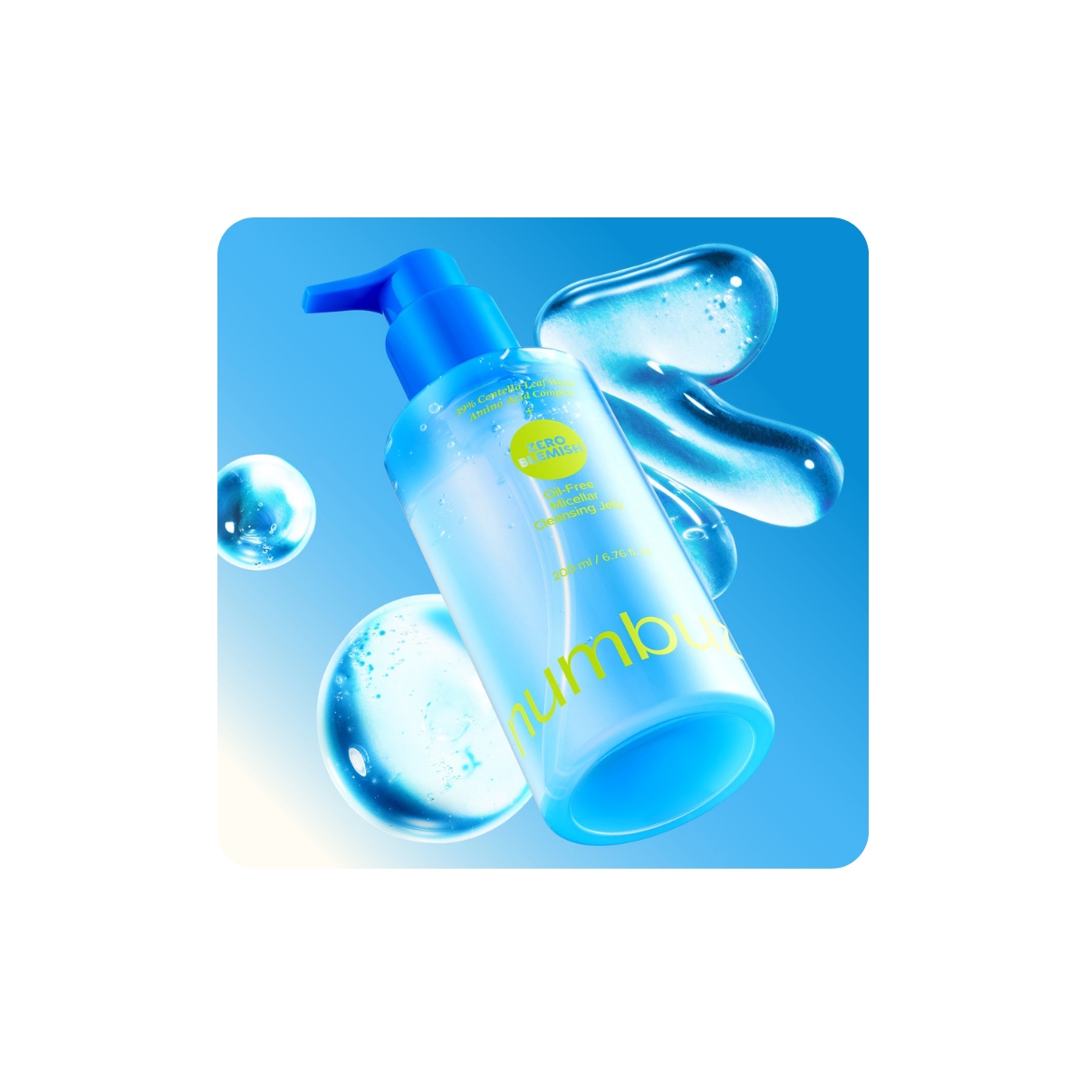 Aceites Limpiadores al mejor precio: Limpiador para piel con acné Numbuzin Zero Blemish Oil-Free Micellar Cleansing Jelly de Numbuzin en Skin Thinks - Piel Sensible