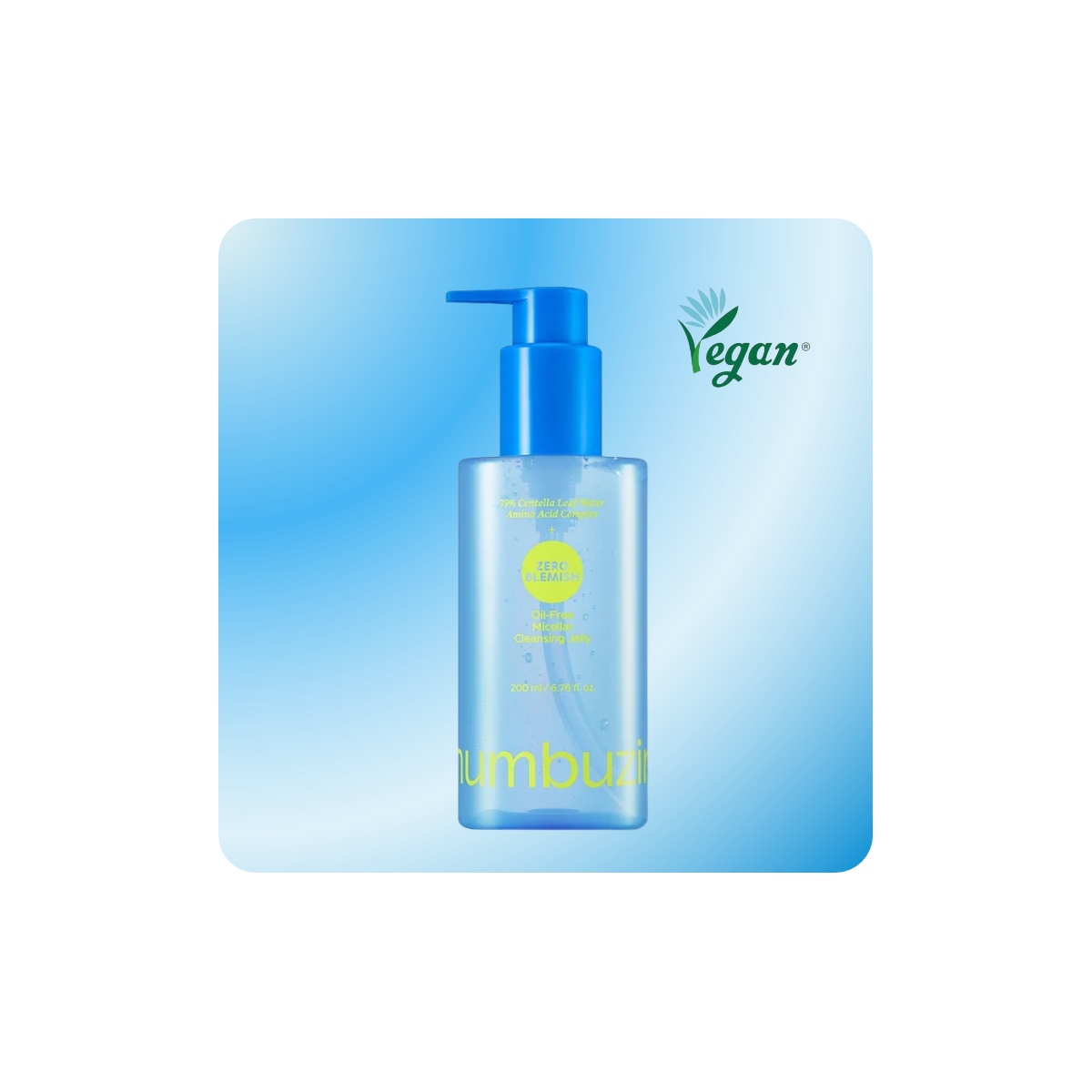 Aceites Limpiadores al mejor precio: Limpiador para piel con acné Numbuzin Zero Blemish Oil-Free Micellar Cleansing Jelly de Numbuzin en Skin Thinks - Piel Sensible