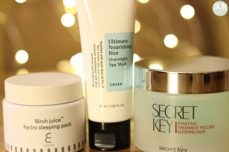 Fáciles de usar y muy efectivas: Mascarillas Nocturnas 5 mascarillas nocturnas coreanas