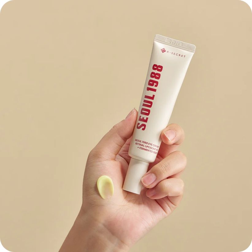 ✨ K-SECRET Seoul 1988: La revolución de la cosmética coreana ya está en tu piel 3 K-Secret Seoul 1988 Eye Cream: Retinal Liposome 4% + Fermento de Soja