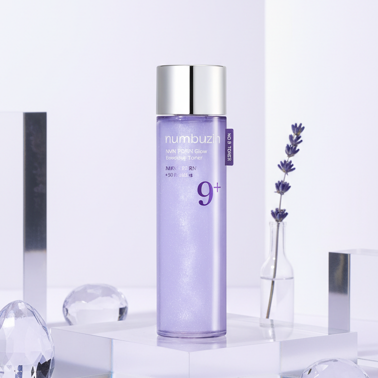  Numbuzin No.9+ NAD+ PDRN Glow Boosting Toner (150ml) un primer paso de tratamiento antiedad