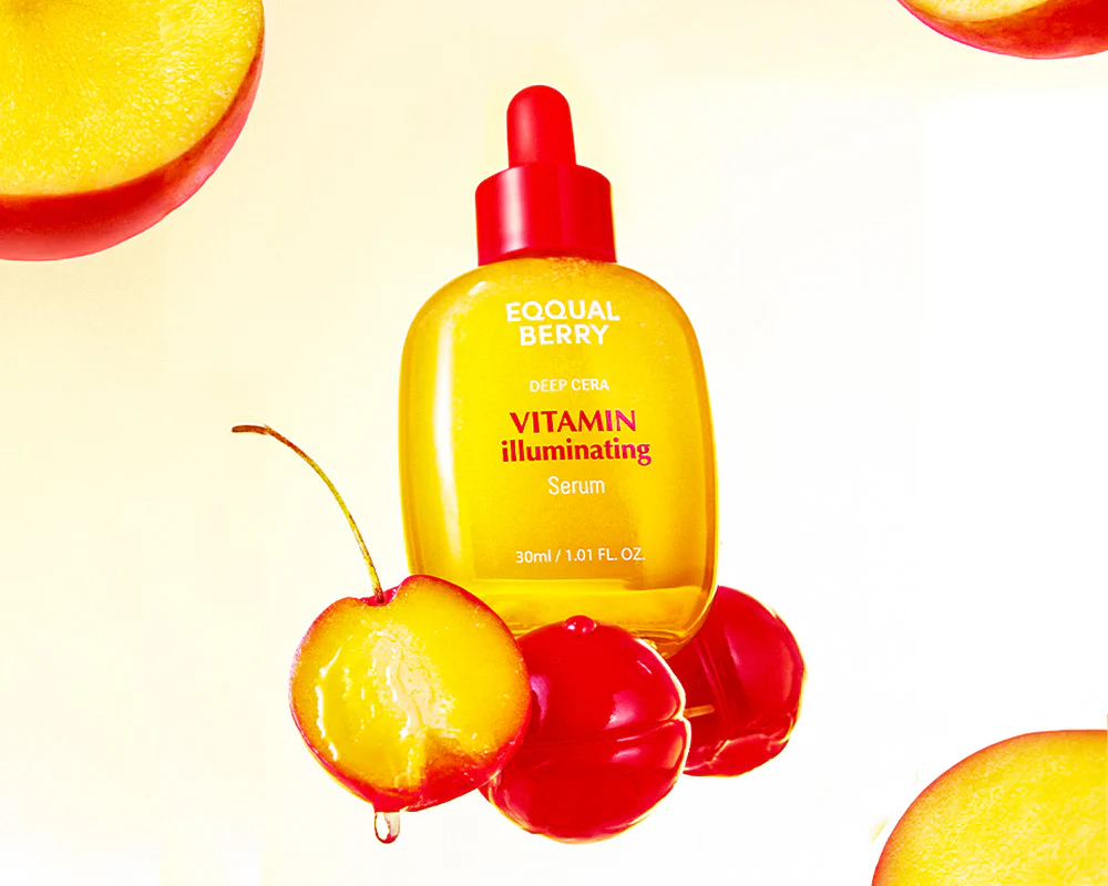 EQQUALBERRY Vitamin Illuminating Serum 30ml con acerola al 40% y sistema antimancha de tres pasos