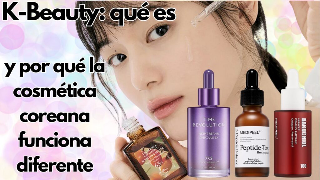 Productos de cosmética coreana K-Beauty