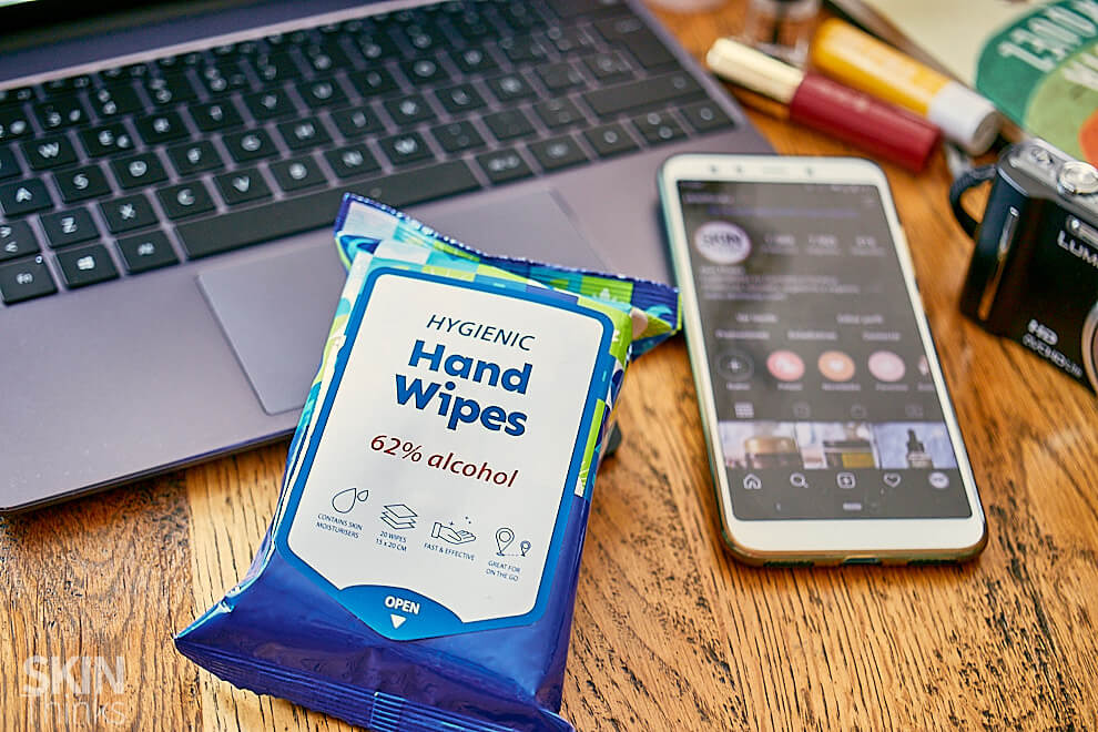 Hygienic Hand Wipes 62% alcohol